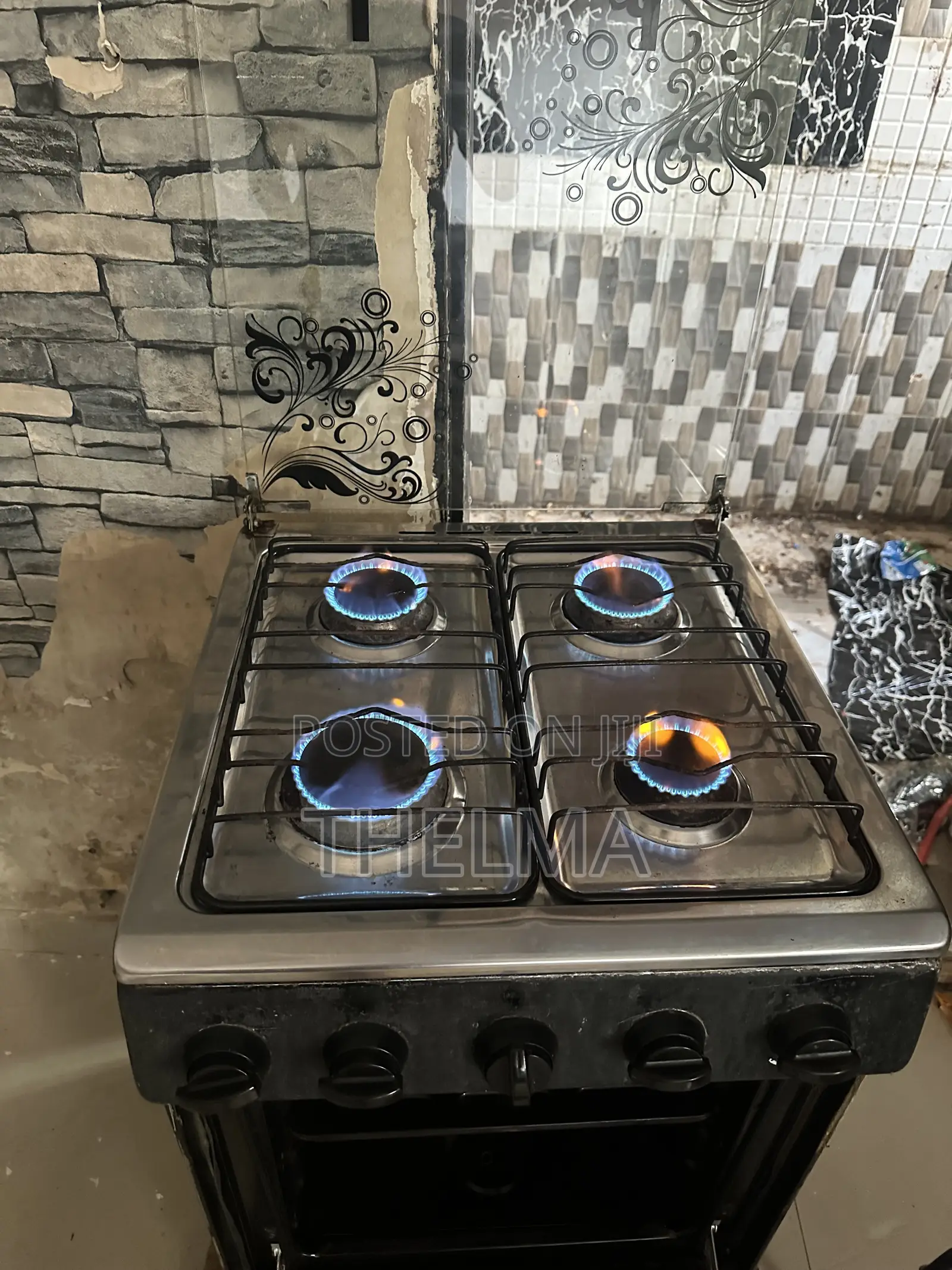Used Gas, and Plate Rack Combo