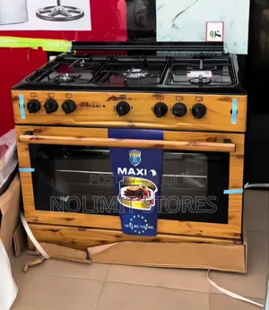 Maxi 60cm × 90cm 5 Burner Gas Cooker (Wood Finish)