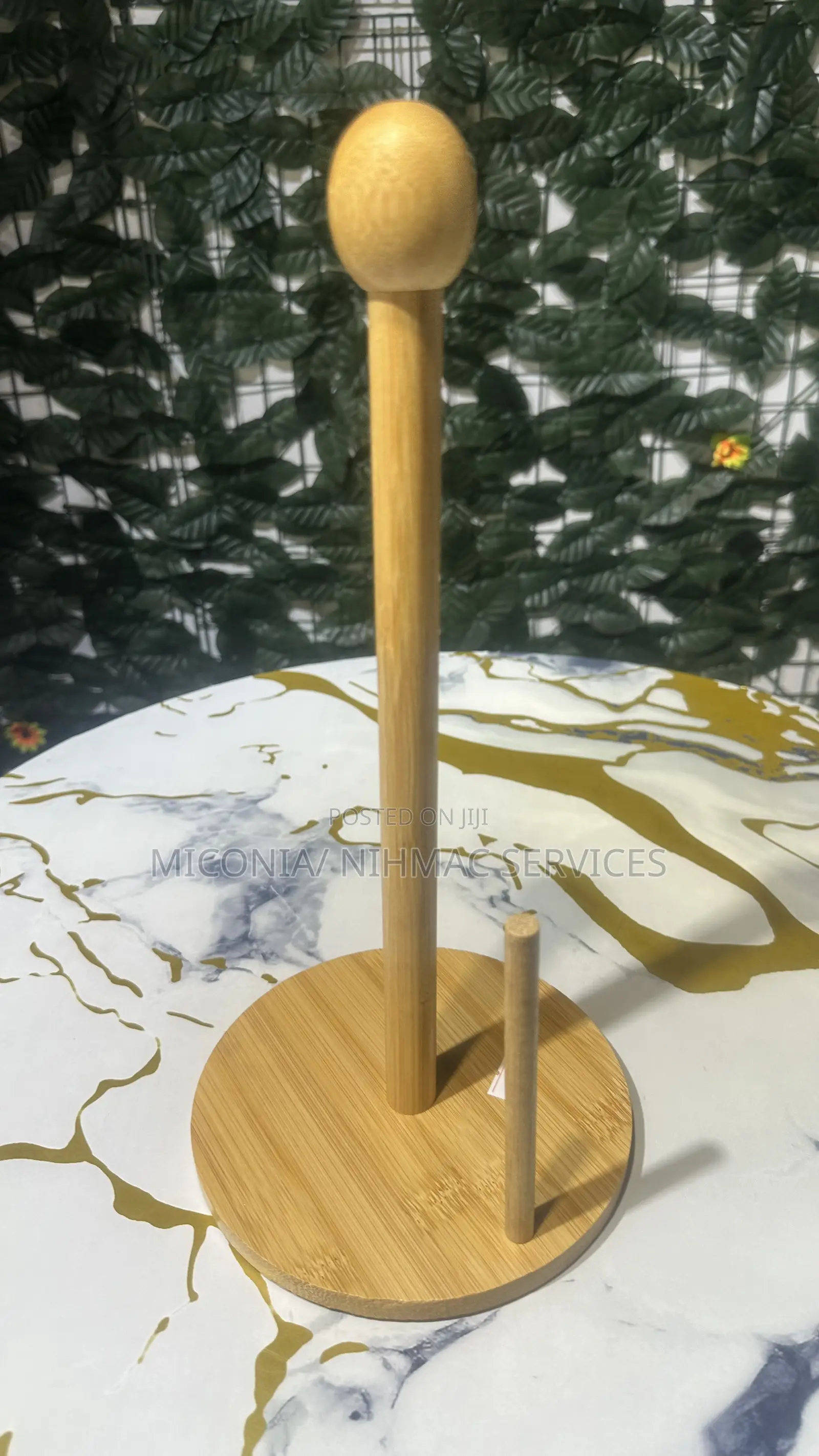 Wooden Paper Towel Holder