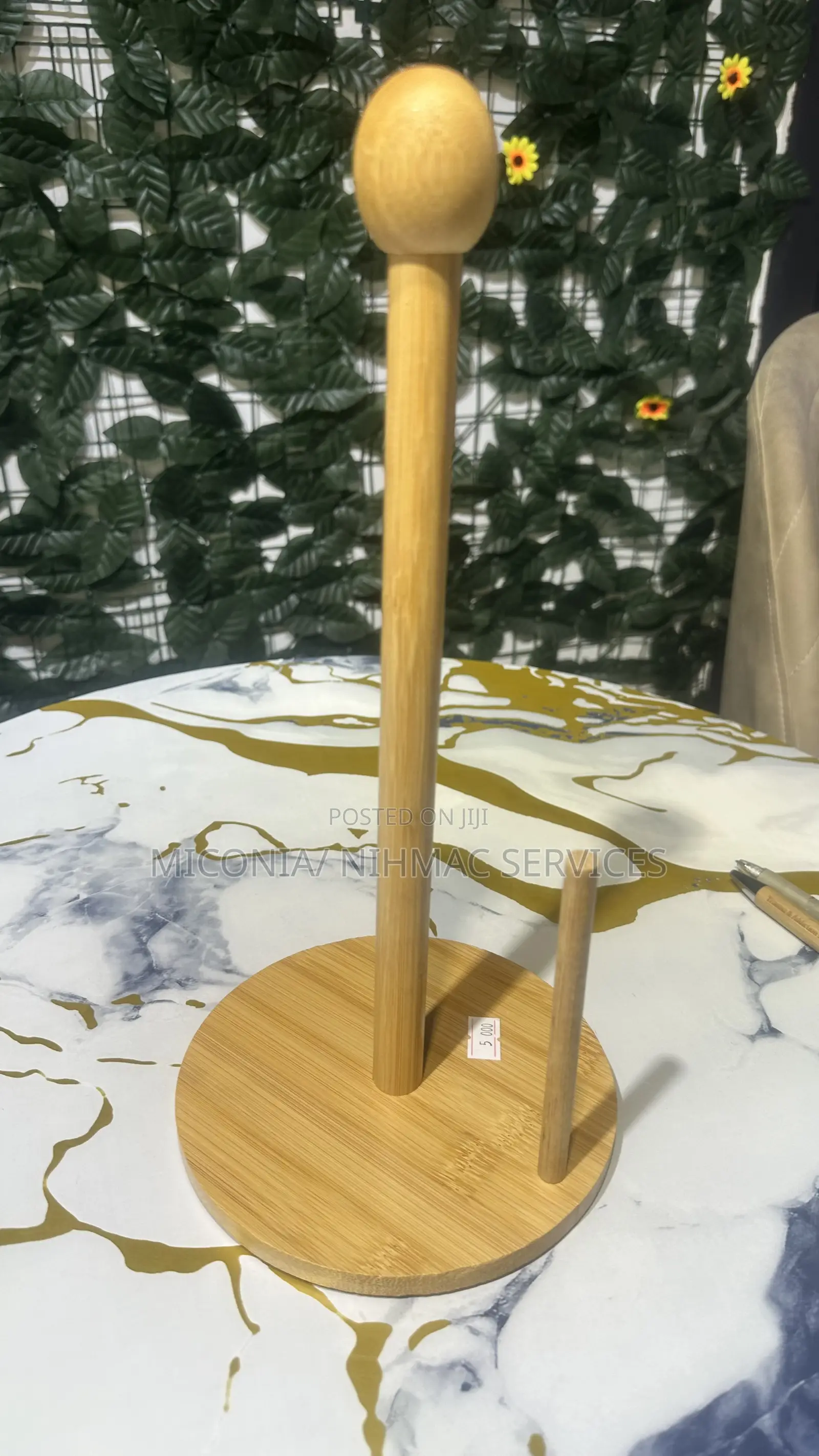 Wooden Paper Towel Holder