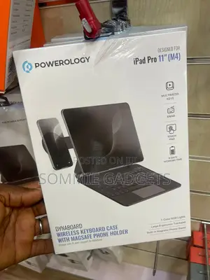 Powerology iPad Pro 11-Inch (M4) Case and Phone Holder