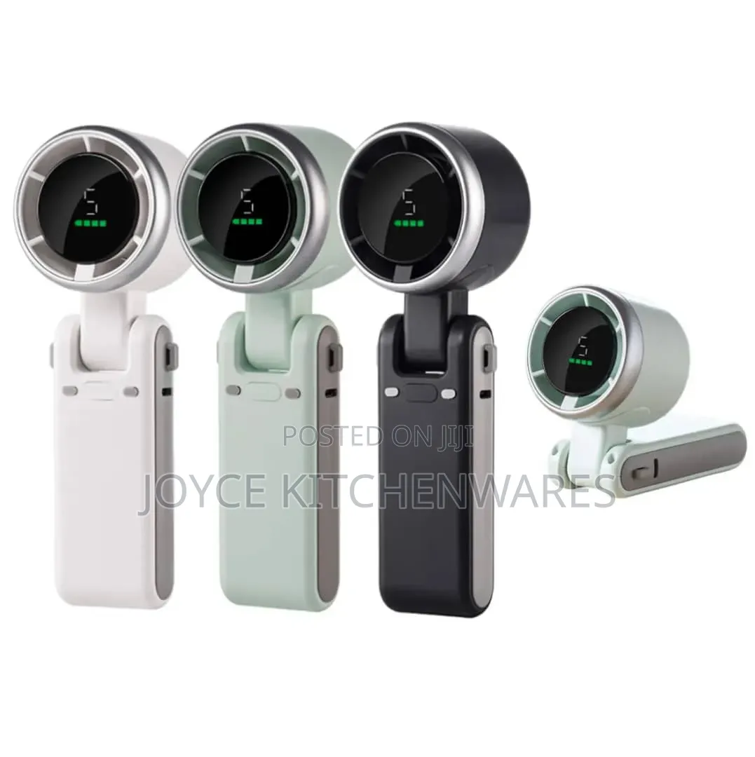Foldable Portable Handheld Fan Mini Cooling Rechargeable Ventilation