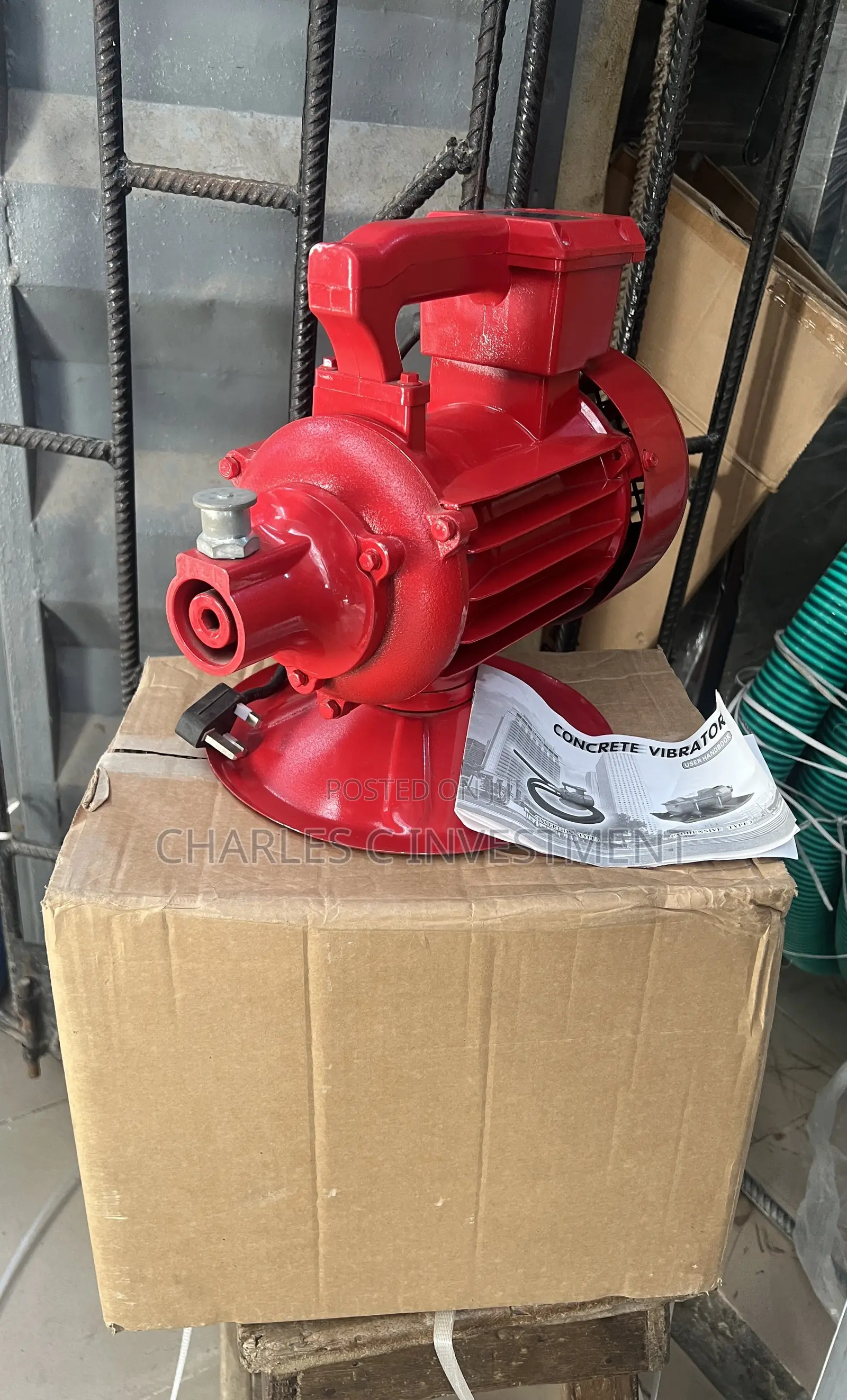 Electric Plug-Type Concrete Vibrator