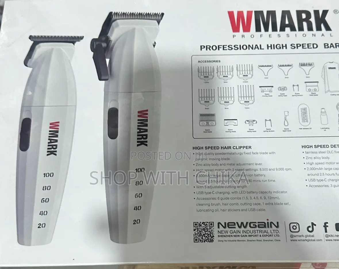 Wmark Specter High Speed Barber Kit