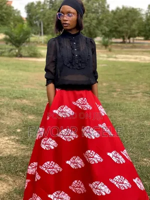 Ankara Maxi Skirt Available in Size 6 - 22