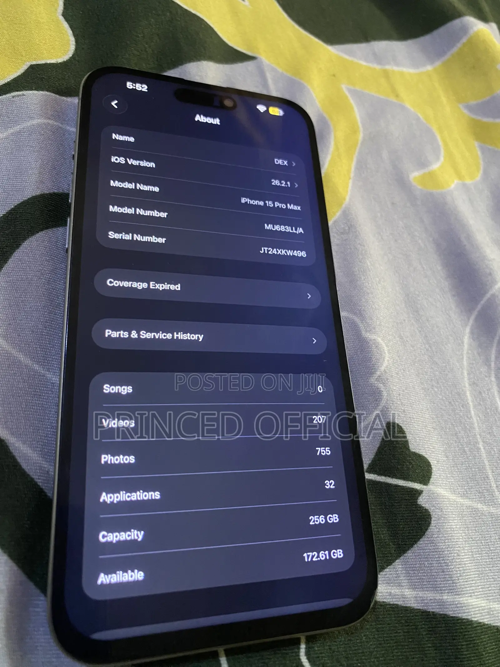 Apple iPhone 15 Pro Max 256 GB Gray