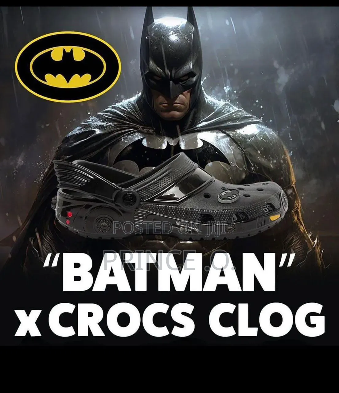 Batman X Rubber Crocs