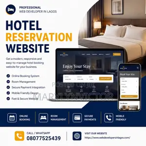 Rerservation/Booking/Shortlet Web Developers In Lagos