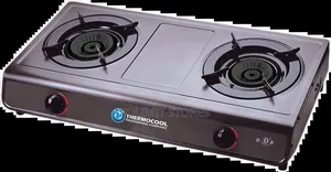 Thermocool Table Top Gas Cooker-Double Burner Stainless