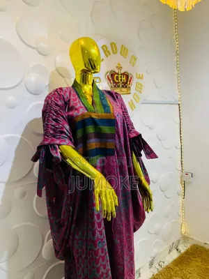 Adire Kaftan Dress