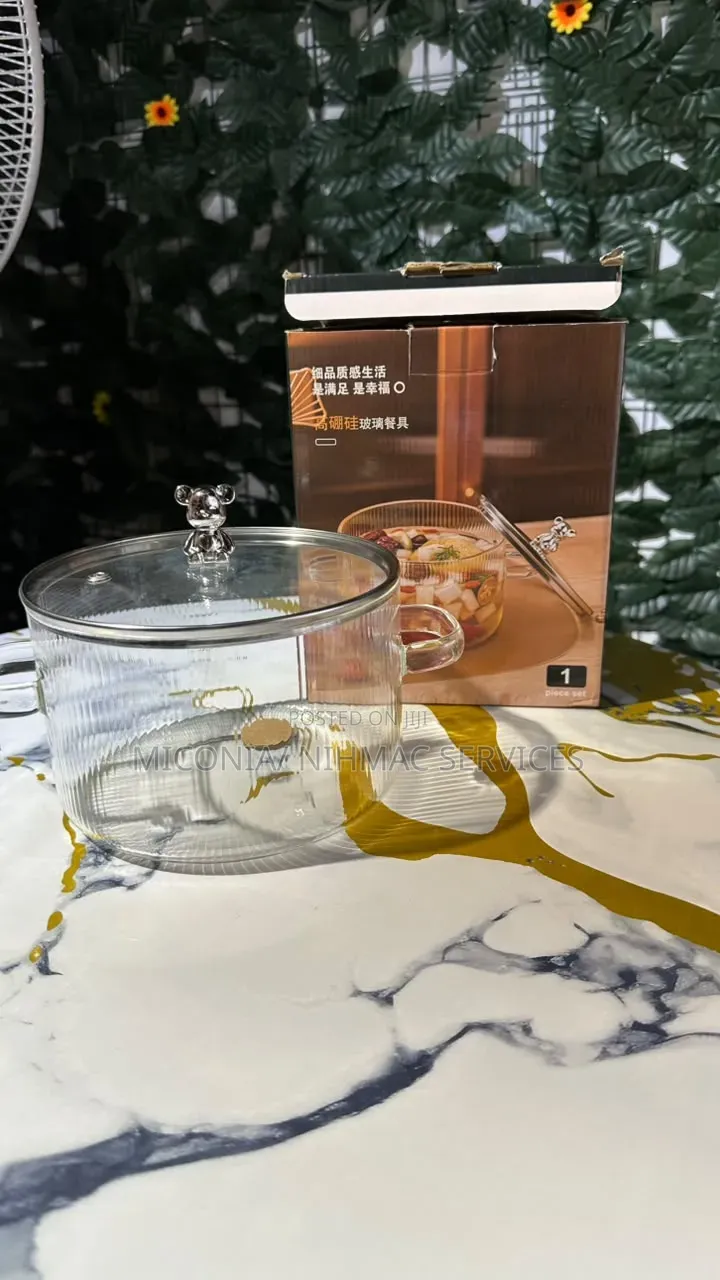 Glass Cooking Pot