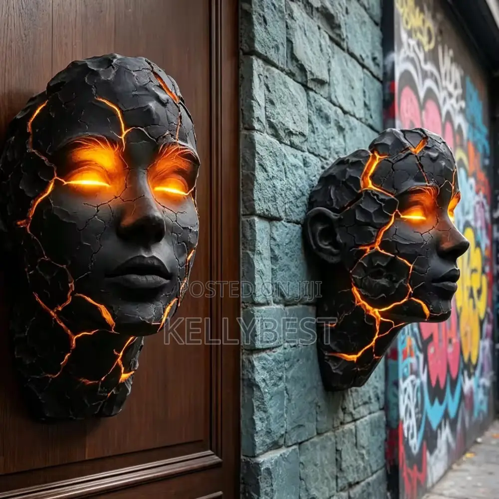 Mask Led Wall Lamp