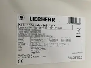 Liebherr 141 Liters Table Top Refrigerator