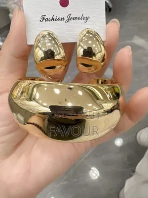 Statement Bangles and Earrings