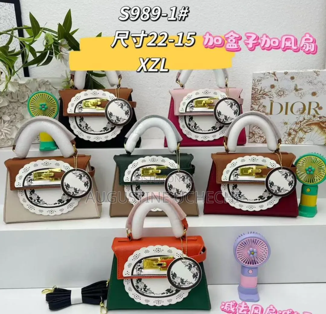 Trendy Dior Style Handbag + Bonus Mini Fan - Multiple Colors