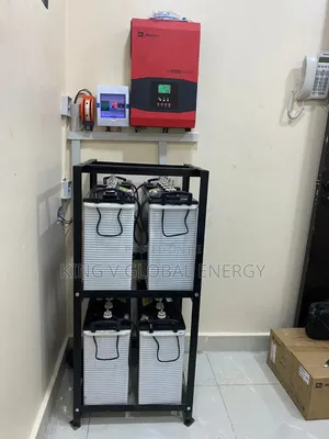 Solar System Up 5kva Hybrid Inverter /4 Units 240ah Tubular Batteries