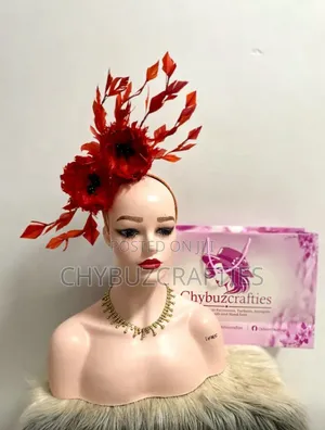 Orange Facinator for Women