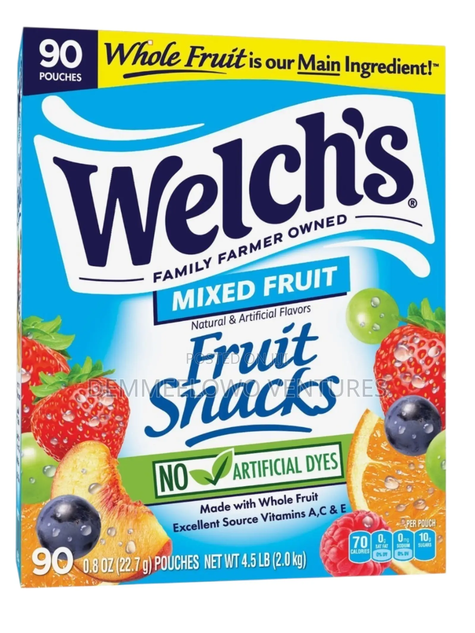 Welch's Mixed Fruit Snacks 90 Pouches