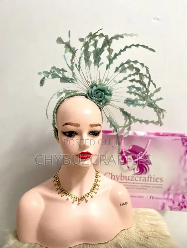 Mint Green Facinator for Women