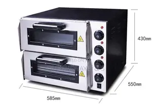 Commercial Double Deck Electric Pizza Oven – Like New!