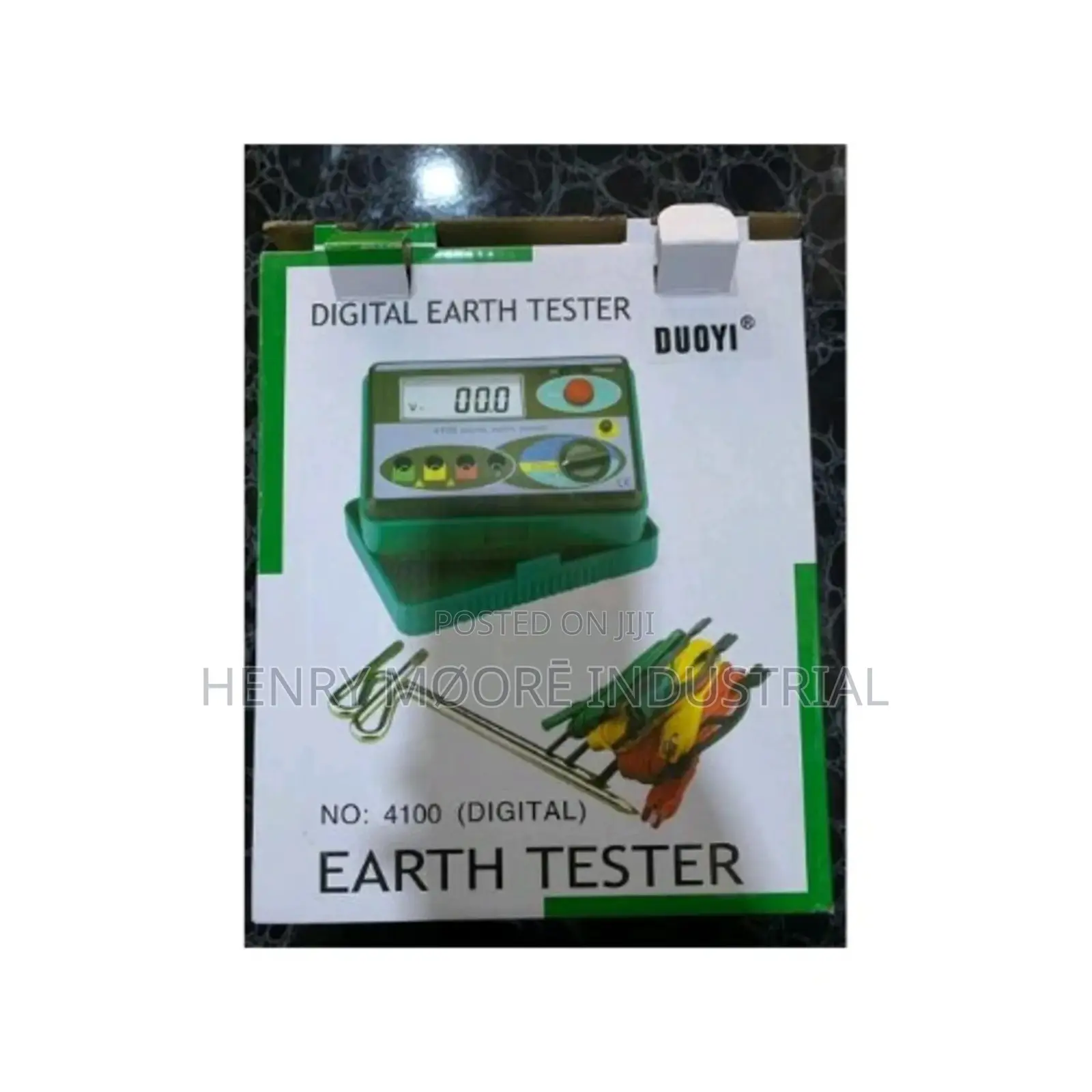 Digital Earth Resistance Tester Meter - Dy4100