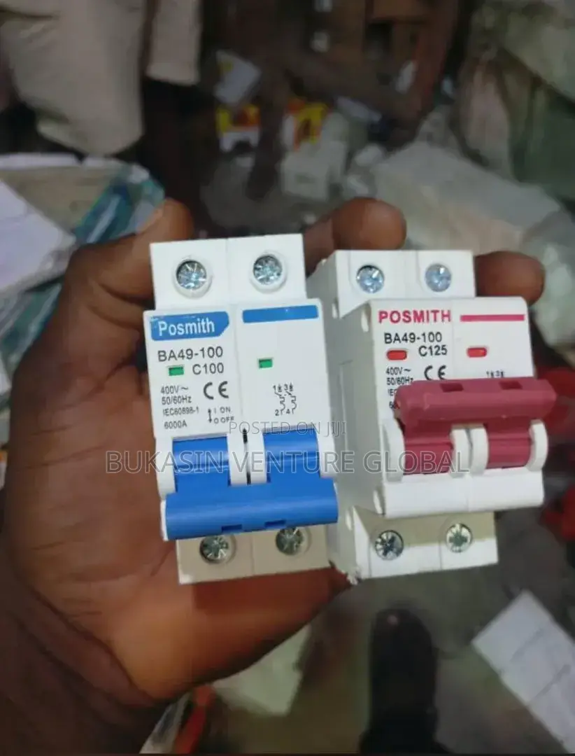 2pole MCB Breaker 100amps Posmith