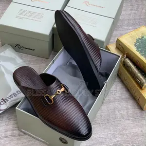 Richwanaz Classic Men Half Shoes – Elegant, Durable Comfortable
