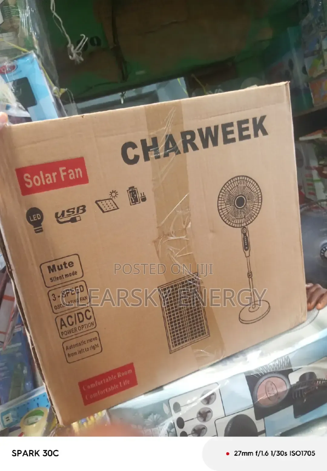 Solar Energy Fan