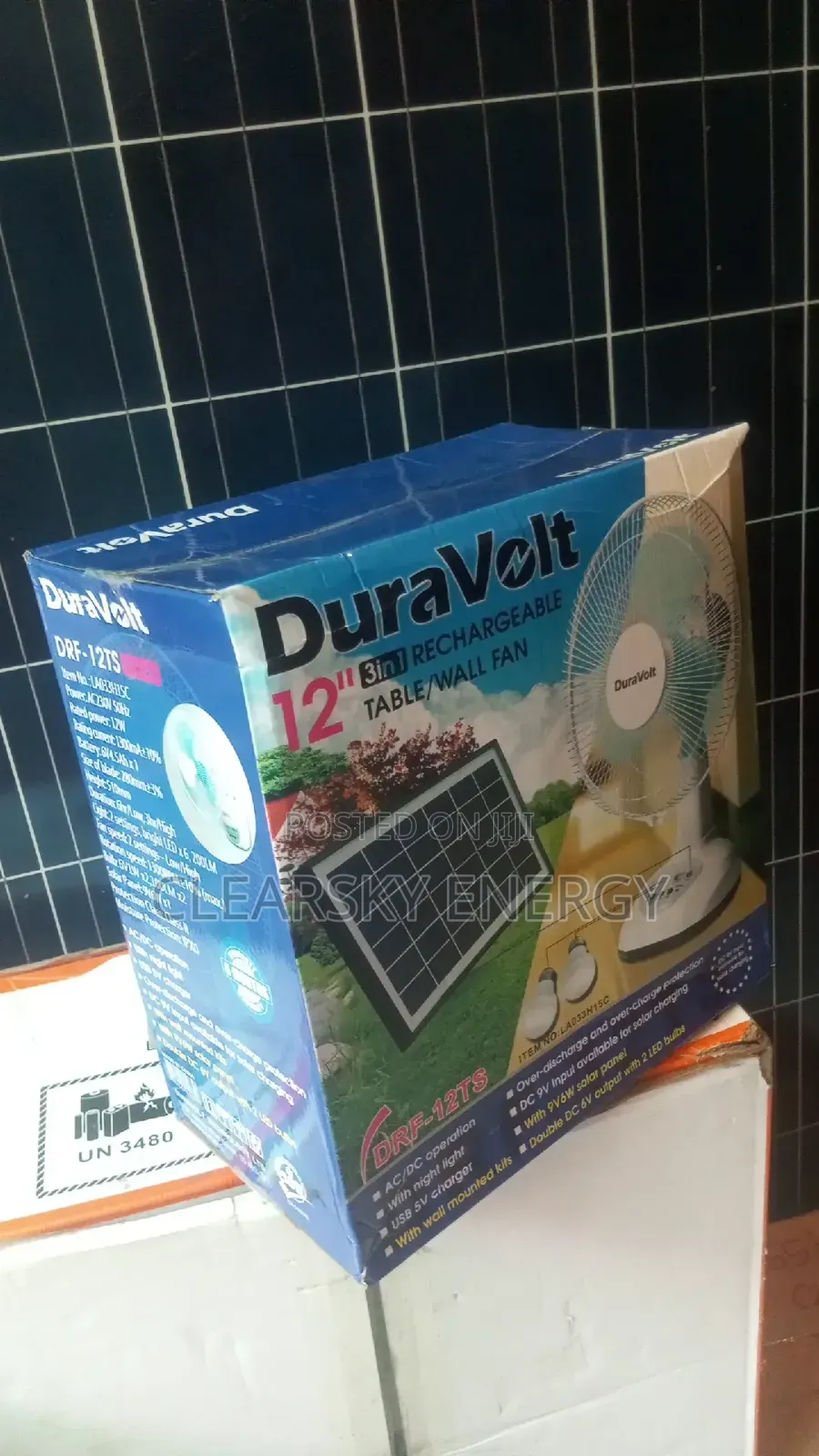 Solar Energy Fan