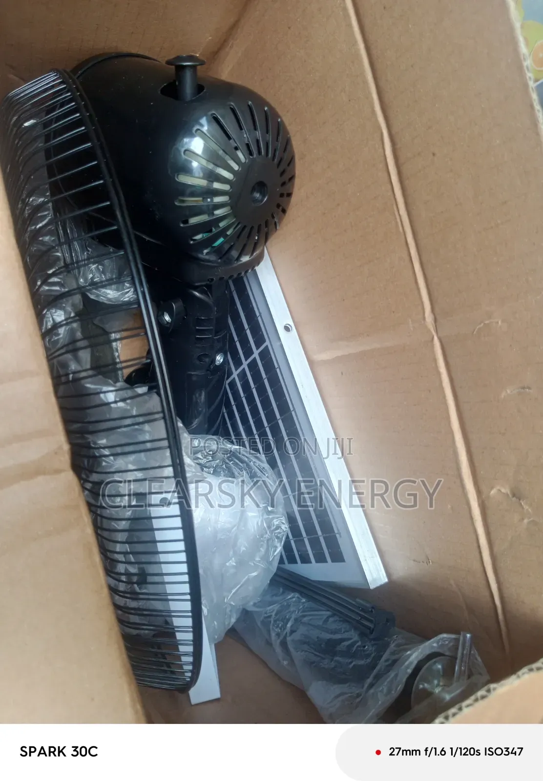 Solar Energy Fan