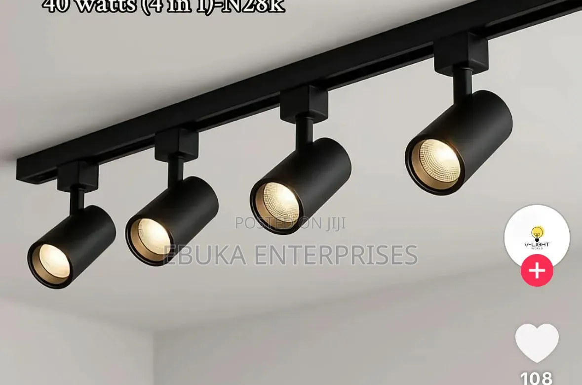 *4-in-1 Led Track Light Set