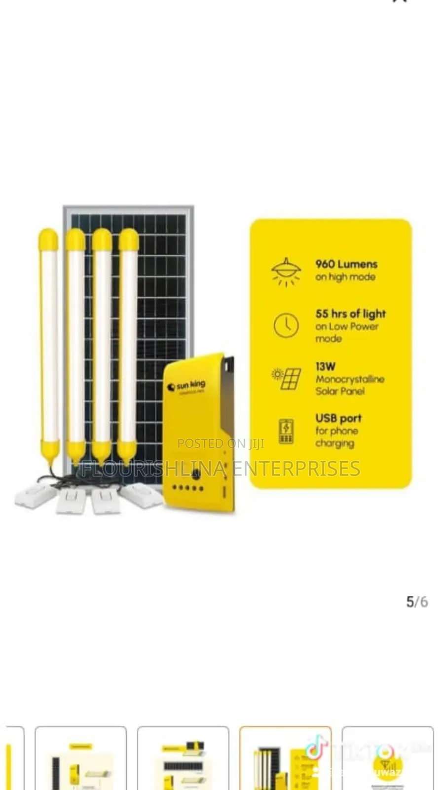 Sunking Solar Lamp