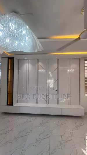 Tv Console White High Gloss