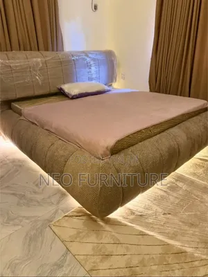 Padded Bedframe With Light