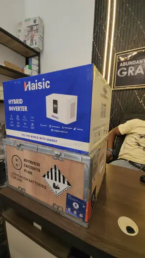 Haisic 4kwh Lithium Battery With 1.5kva Hybrid Inverter
