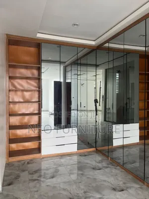 Glass Door Wardrobe Walk in Closet