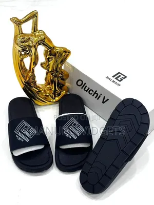 Balmain Carton Pam Luxury Slides – Premium Quality