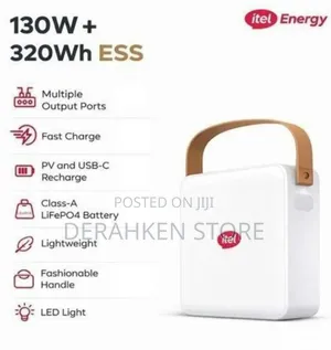 Itel 100,000mah 320wh Power Go Portable Power Station 130w,