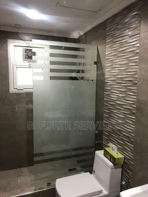 Frameless Fixed Glass Shower Cubicle