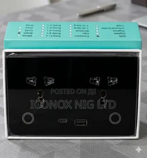 6x3 Double Smart Soft Touch Wall Socket