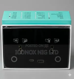 6x3 Double Smart Soft Touch Wall Socket
