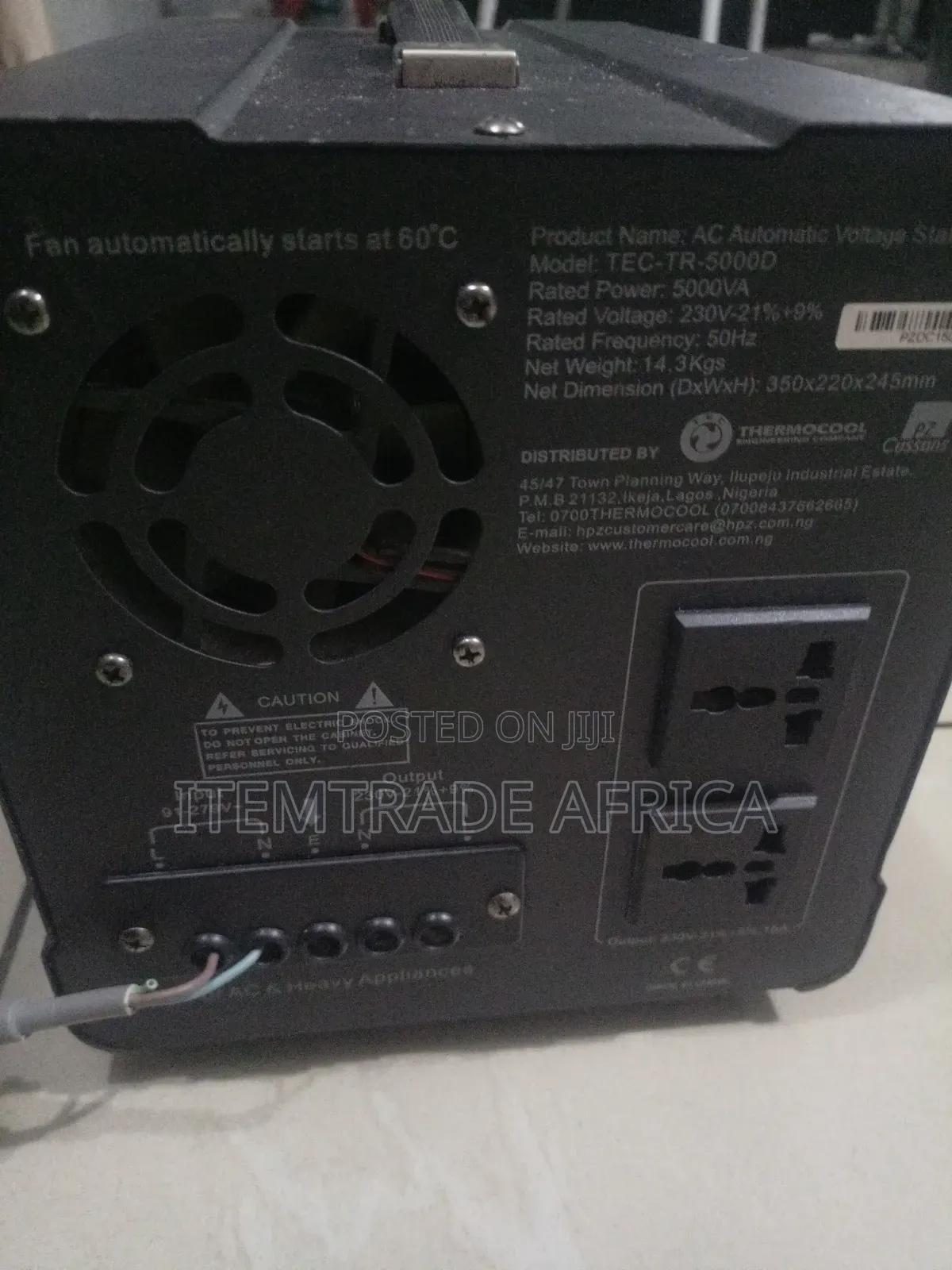 Thermocool Stabilizer Digital 5kva