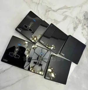 Crystal Black Switches and Sockets