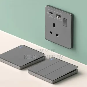 German Gray Switches and Sockets
