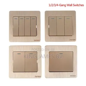 Gold Wall Switches And Sockets
