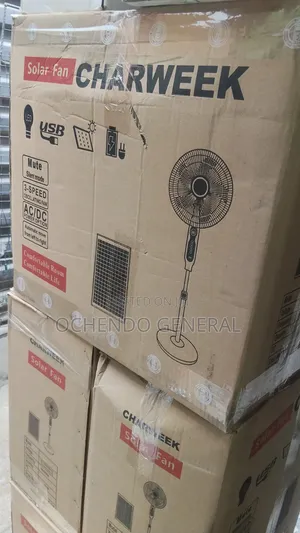 High Quality Charweek Solar Fan 16inch
