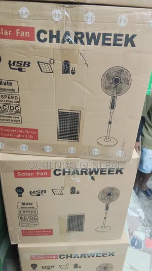 High Quality Charweek Solar Fan 16inch