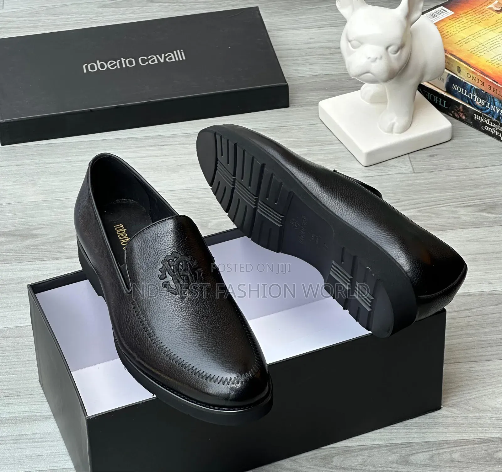 Black Leather Italian Leather Shoe
