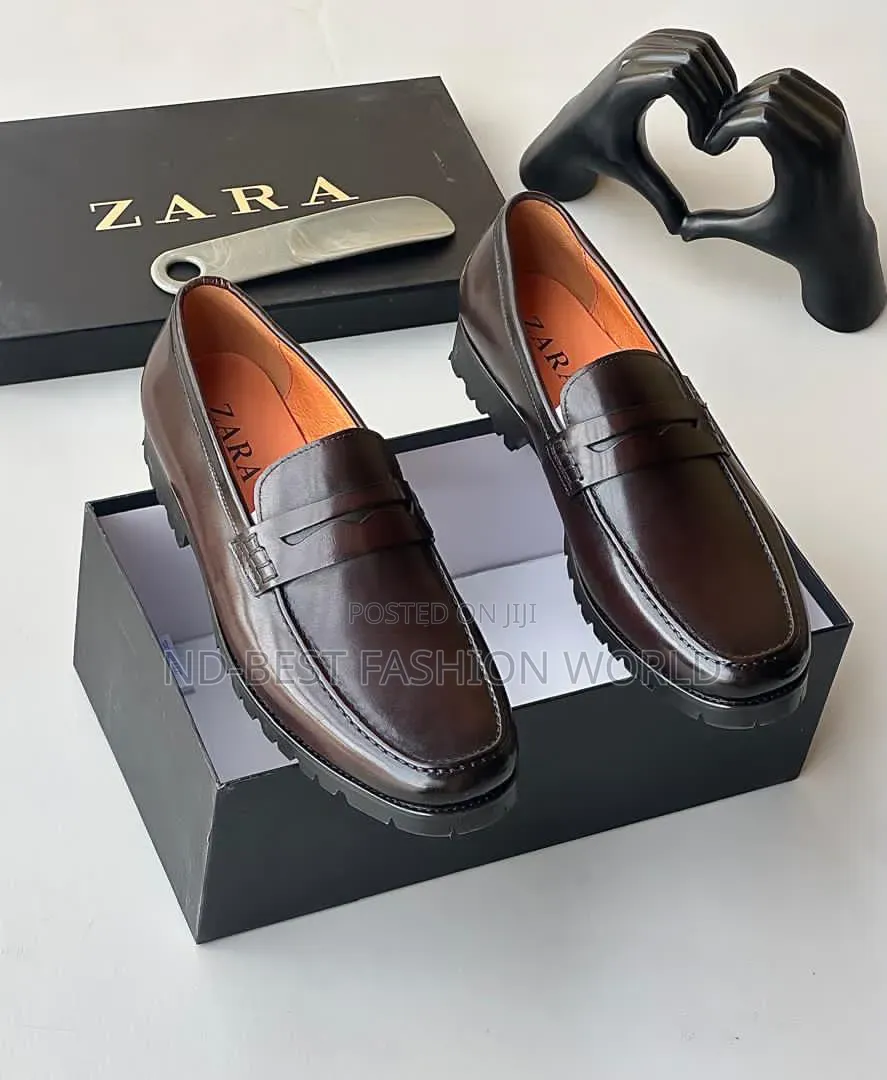 Blue Leather Shoe
