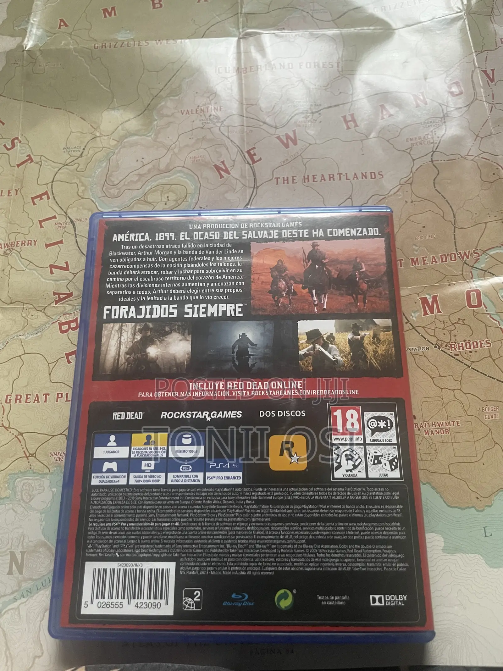 Ps4 Read Dead Redemption 2 Video Game